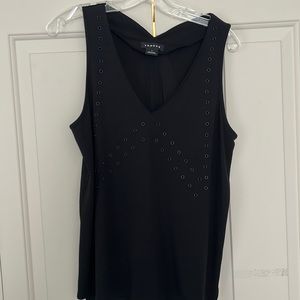 TROUVÉ. WOMEN TOP SIZE S BLACK